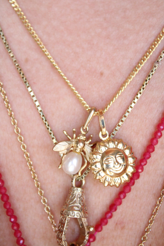 Pearl Bee Charm