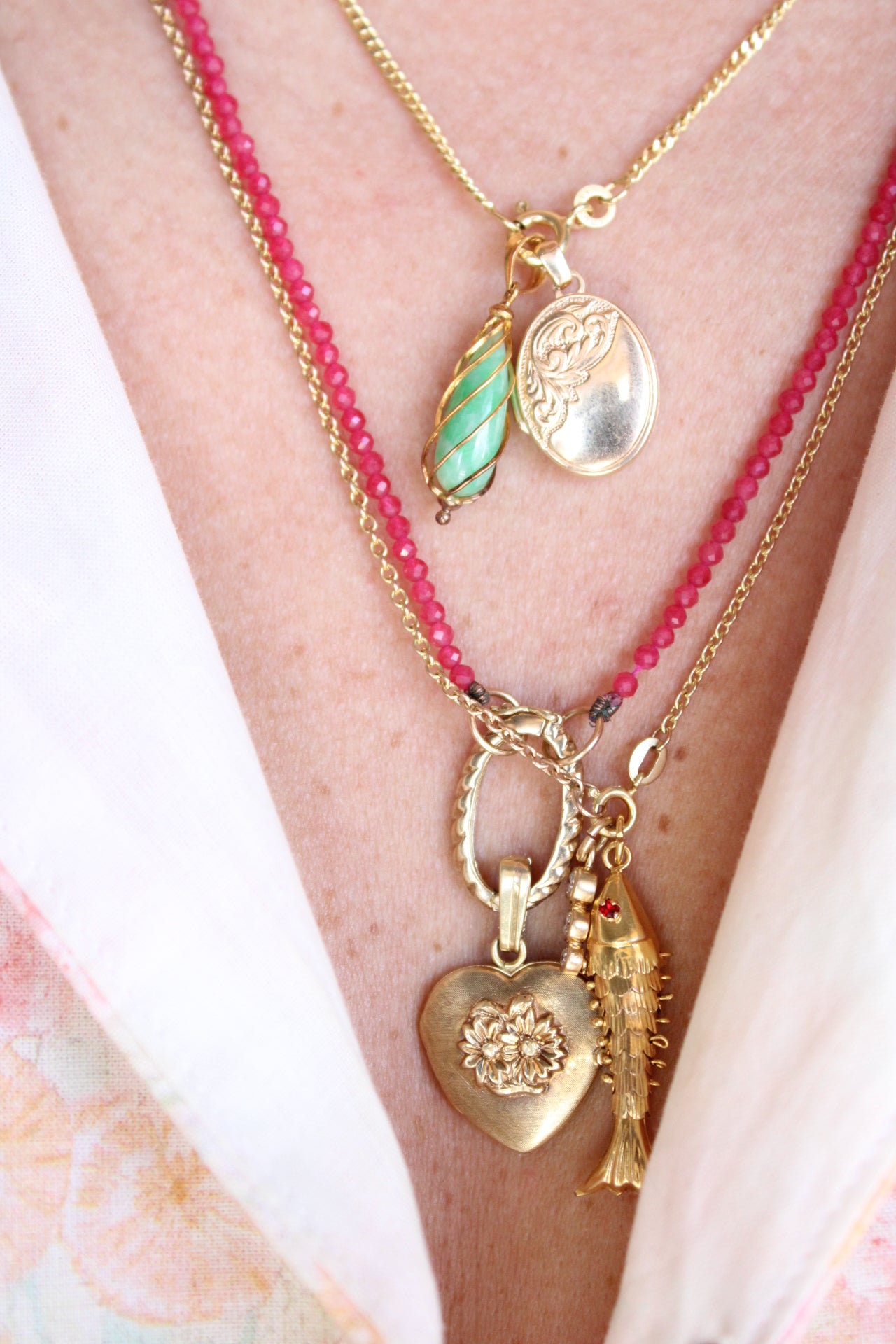Moving Fish Charm