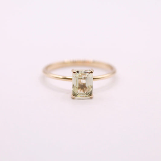 Single Classy Kunzite Ring