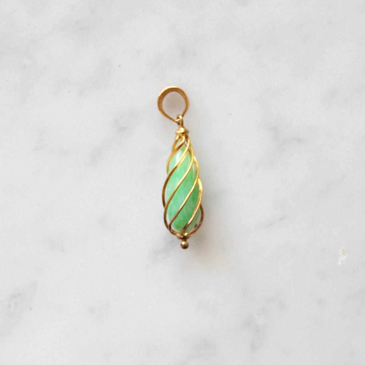 Spiral Jade Pendant