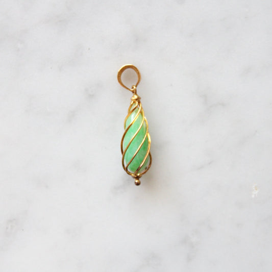 Spiral Jade Pendant