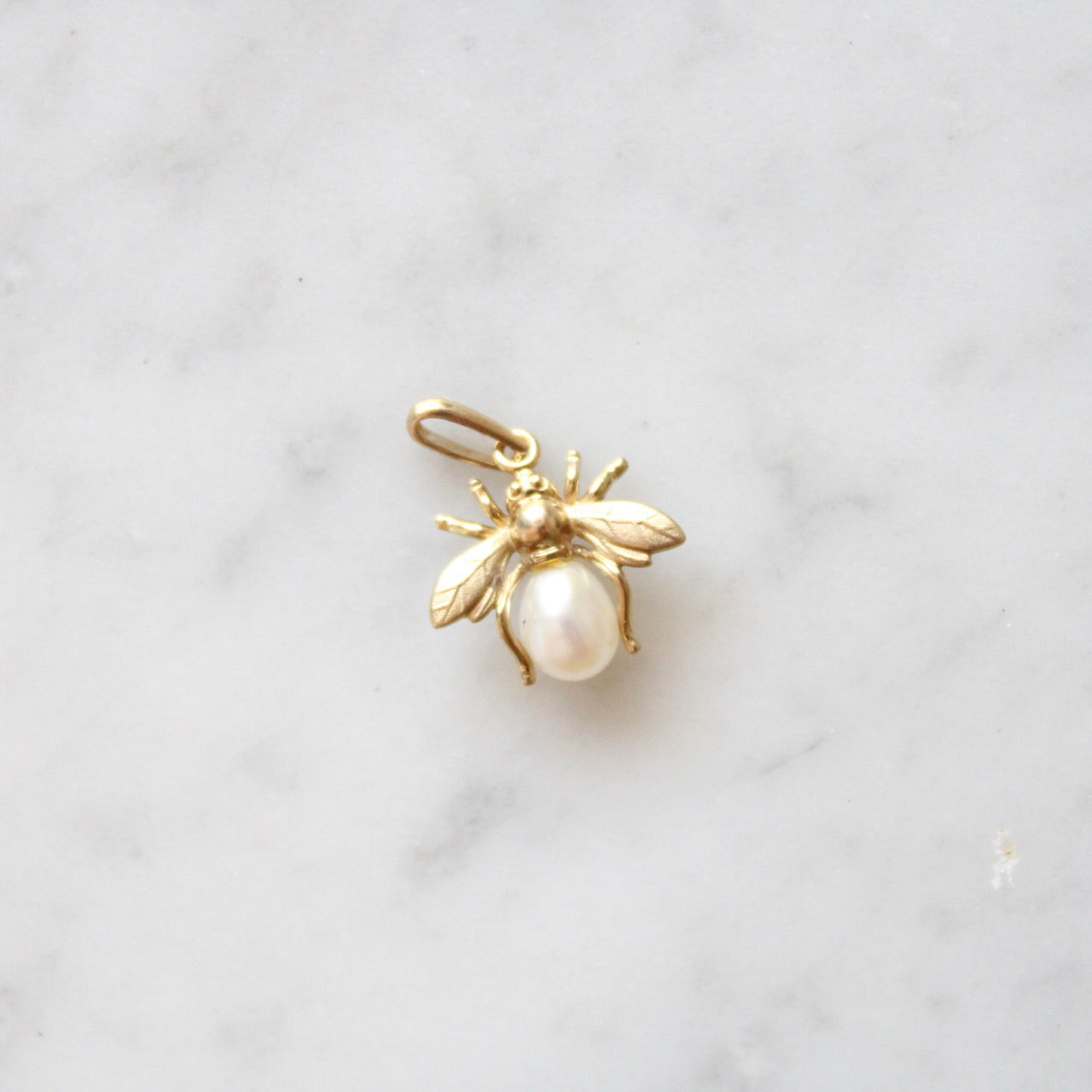 Pearl Bee Charm