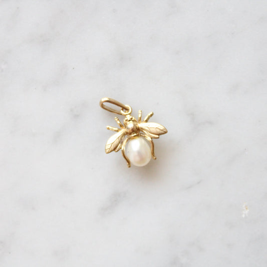 Pearl Bee Charm
