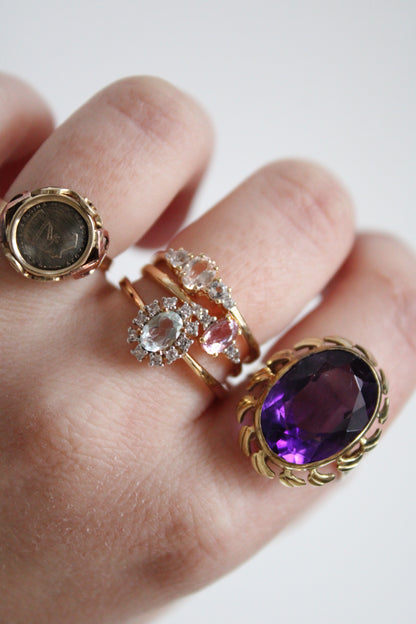 Amethyst Statement Ring