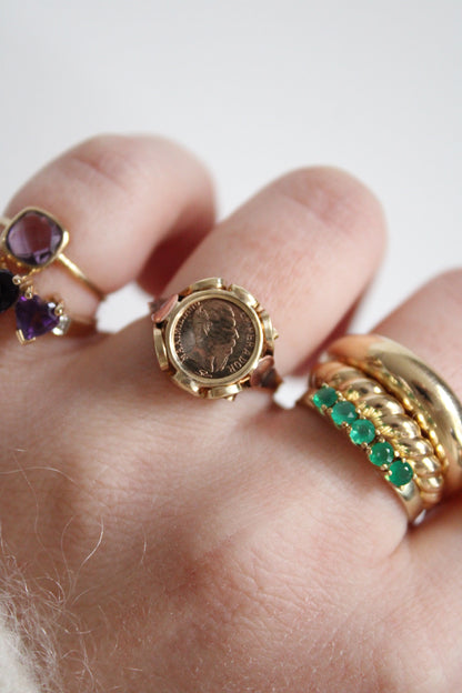 Maximiliano Coin Ring