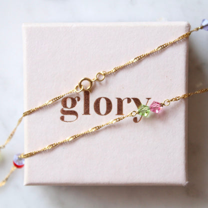 14K & Beads Necklace