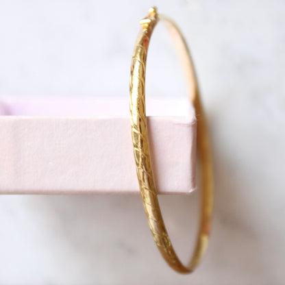 Engraved Bangle