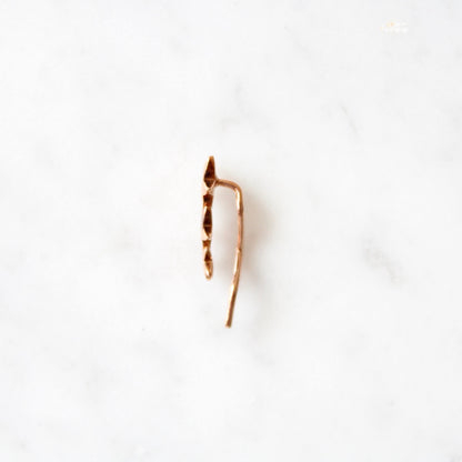 Single Triple Star Earring