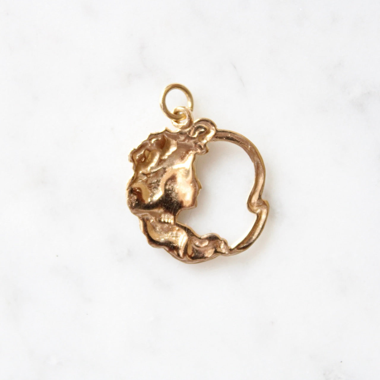 Antique Art Nouveau Woman Pendant