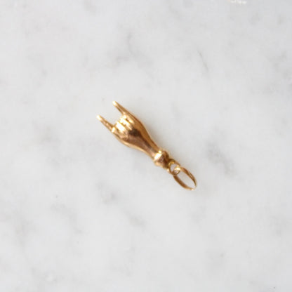 Mano Cornuto Charm