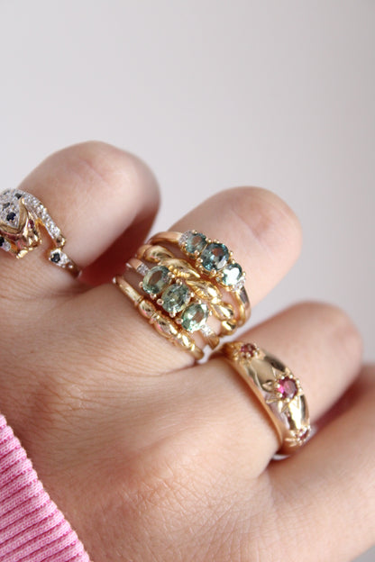 Knotted Stack Ring