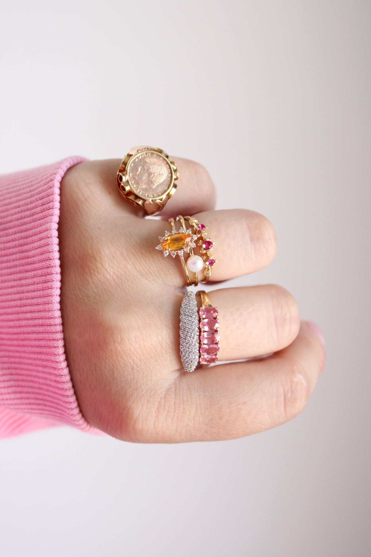 Ruby Trilogy Ring
