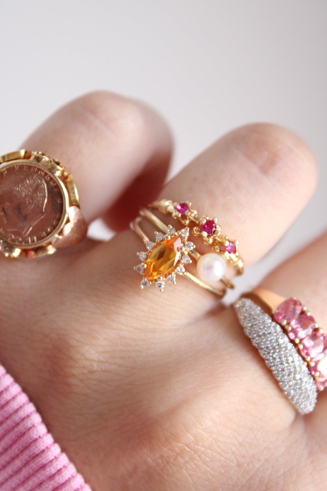 Ruby Trilogy Ring