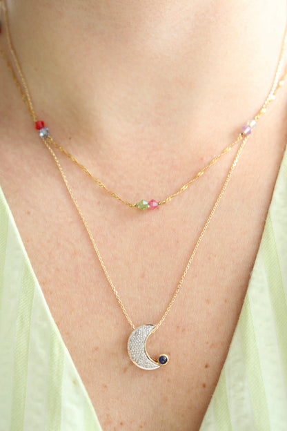 14K & Beads Necklace