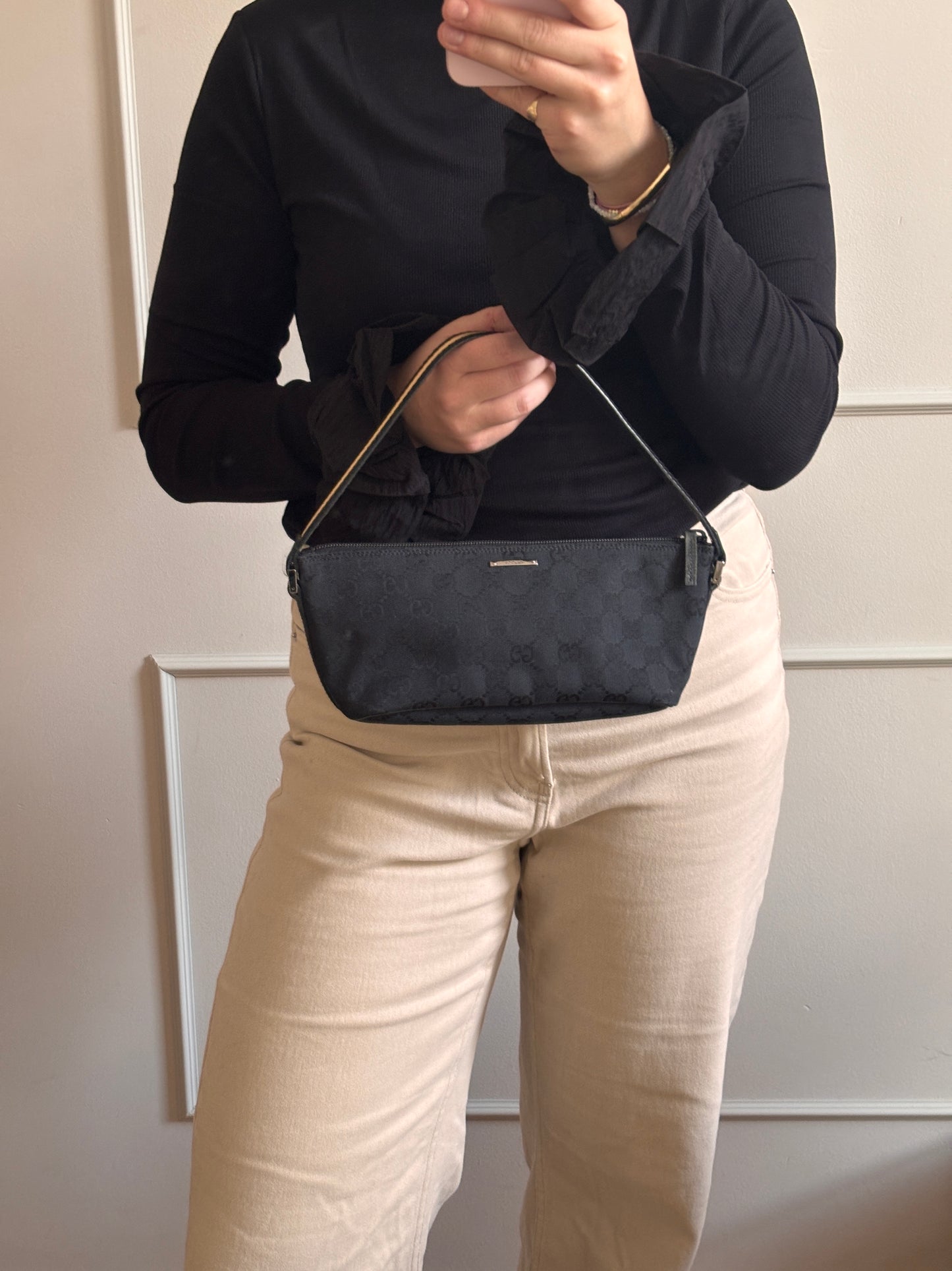 Gucci GG Canvas Boat Bag