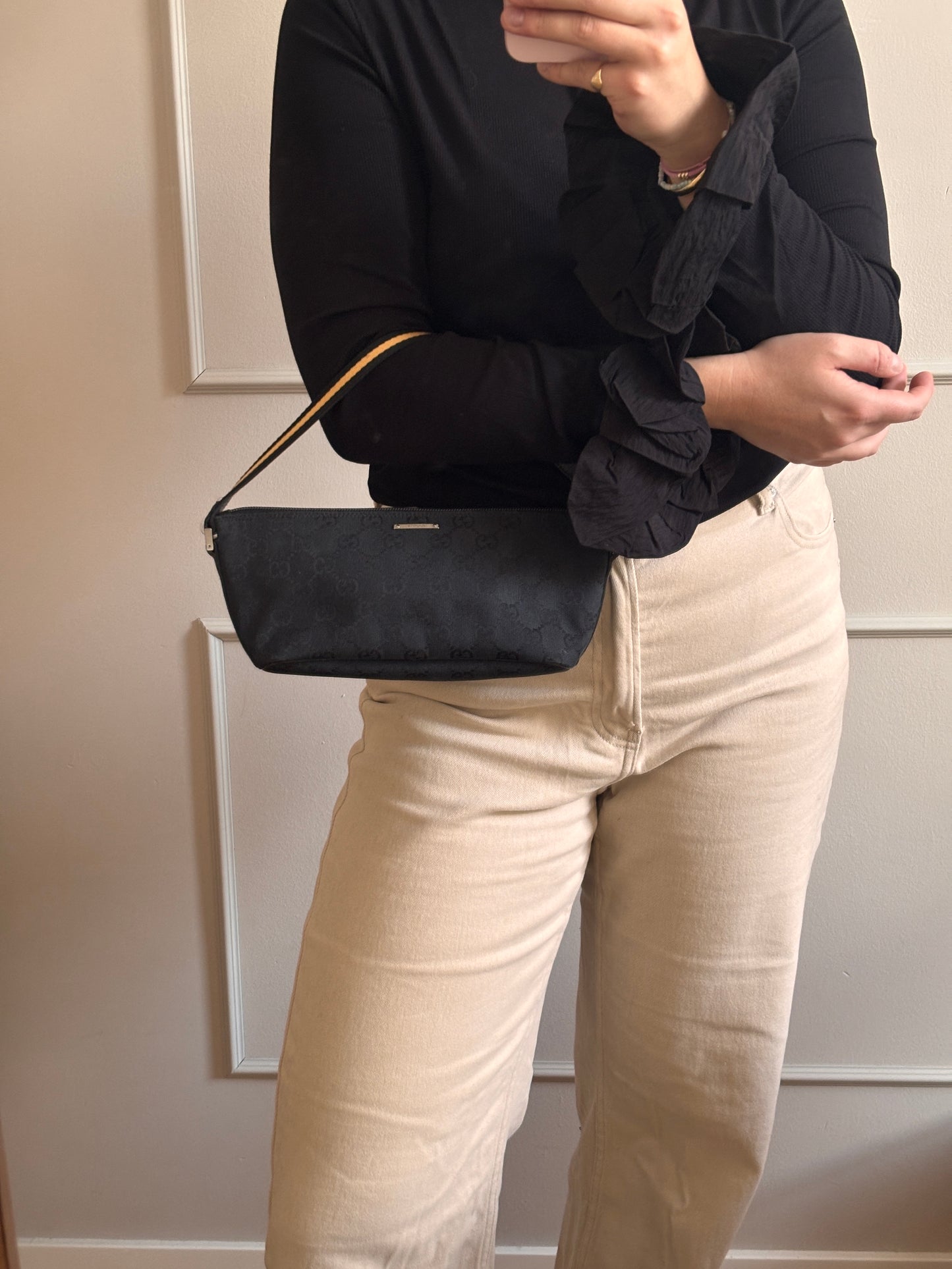 Gucci GG Canvas Boat Bag