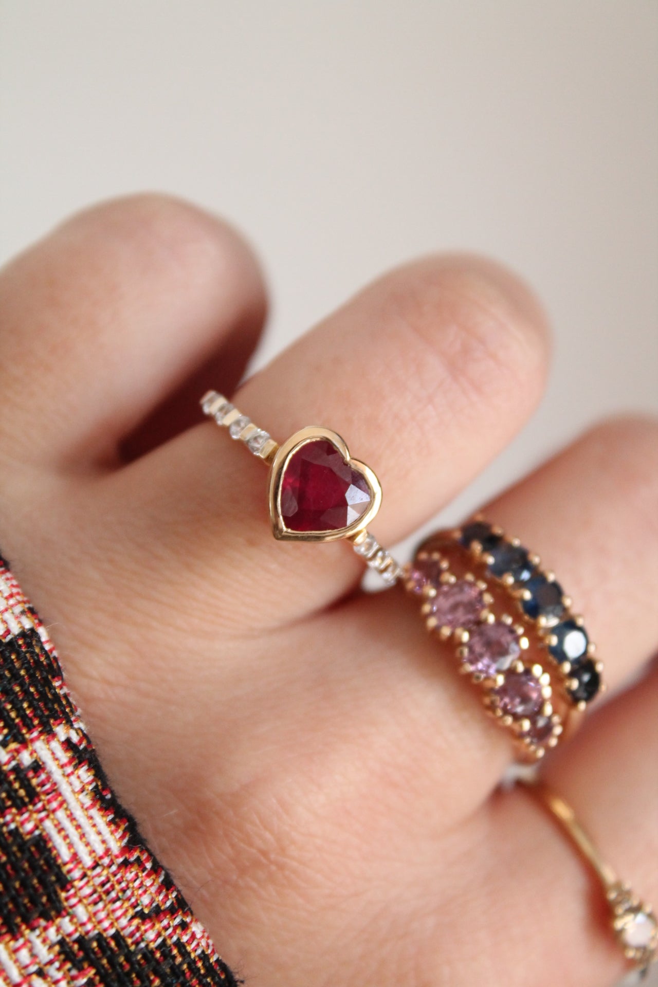 Ruby Heart Ring