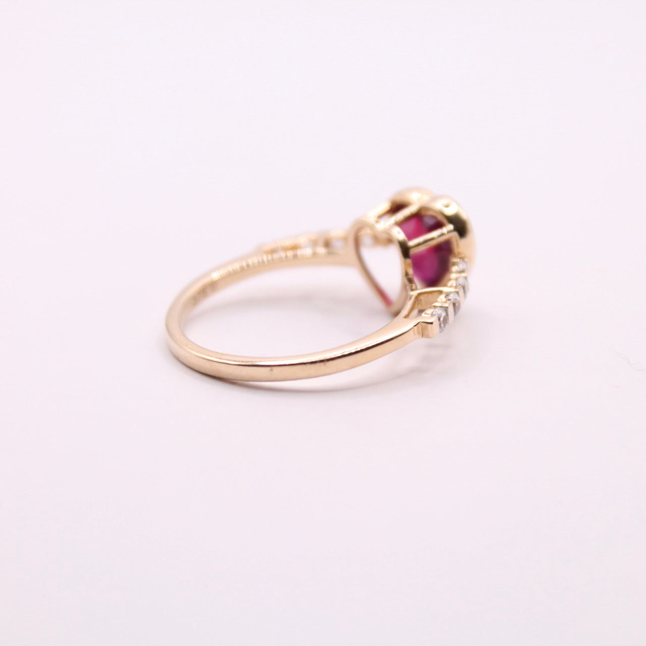 Ruby Heart Ring