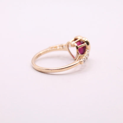 Ruby Heart Ring