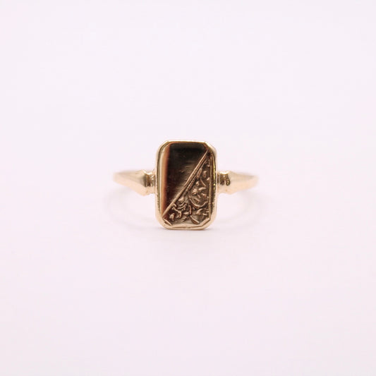 Engraved Signet Ring