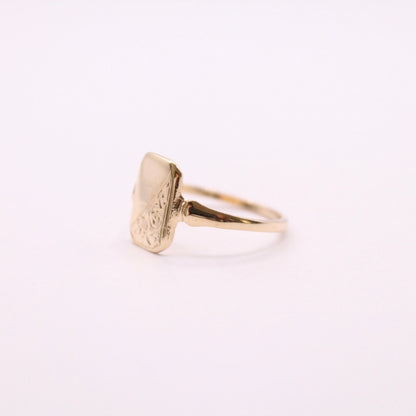 Engraved Signet Ring