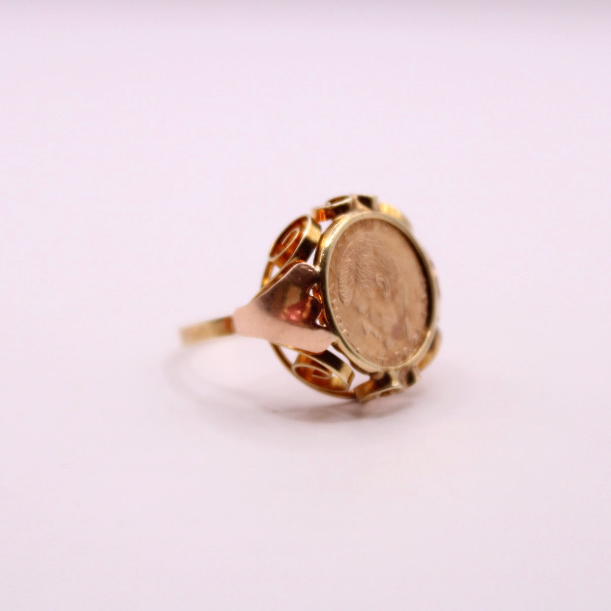 John F Kennedy Coin Ring