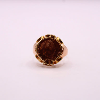 John F Kennedy Coin Ring