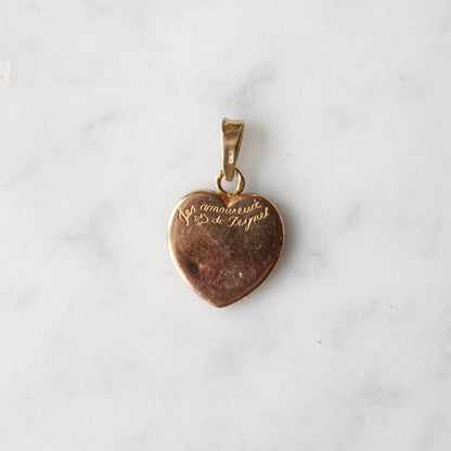 "Les Amoureux de Peynet" Heart Charm