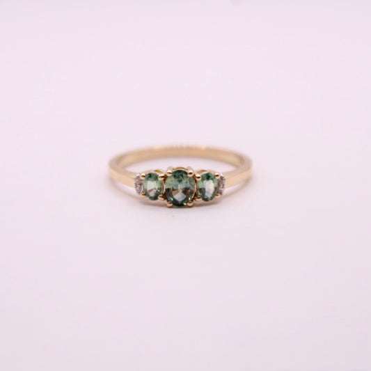 Montana Sapphire Trilogy Ring