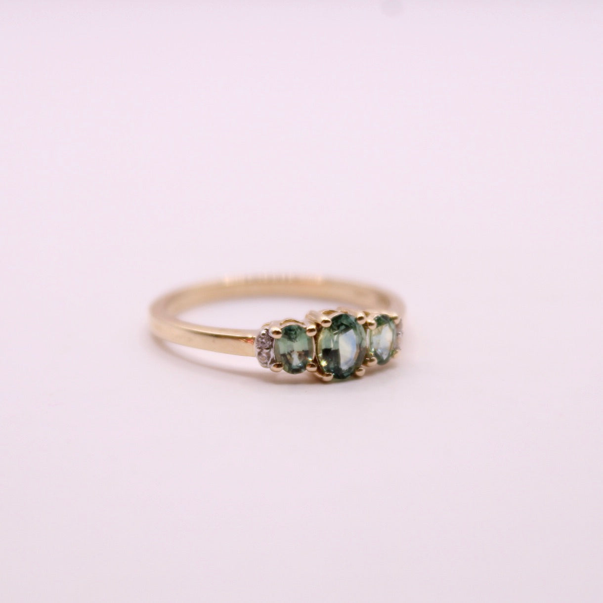Montana Sapphire Trilogy Ring