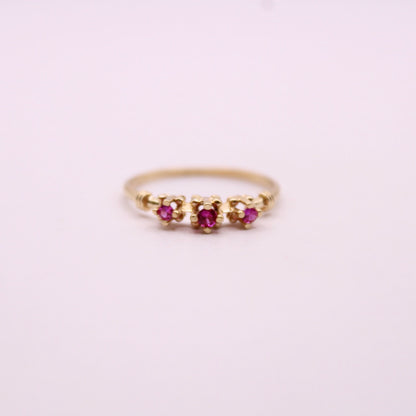 Ruby Trilogy Ring