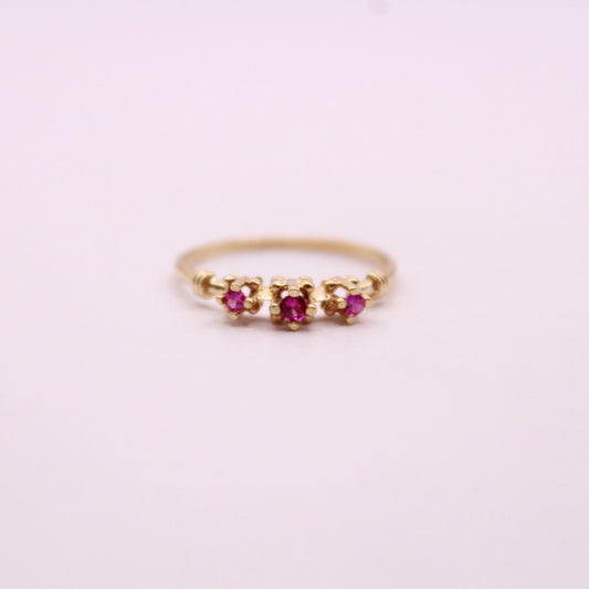 Ruby Trilogy Ring