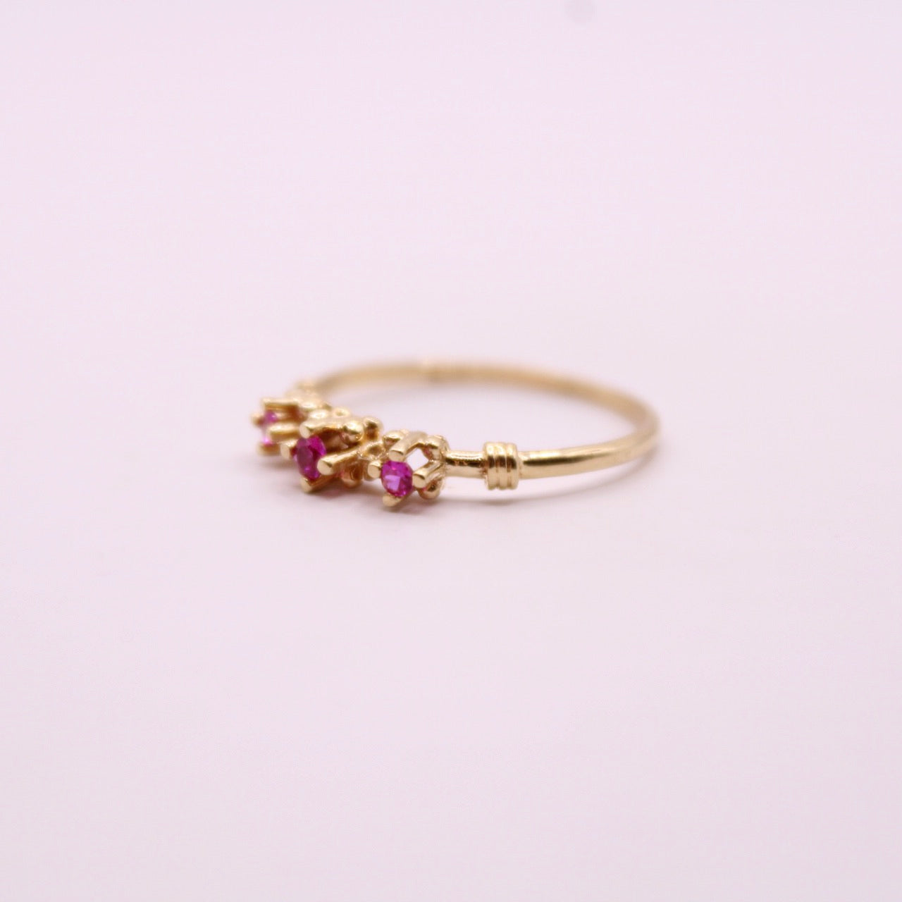 Ruby Trilogy Ring