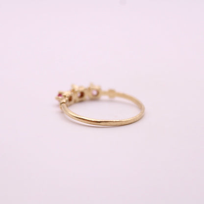 Ruby Trilogy Ring