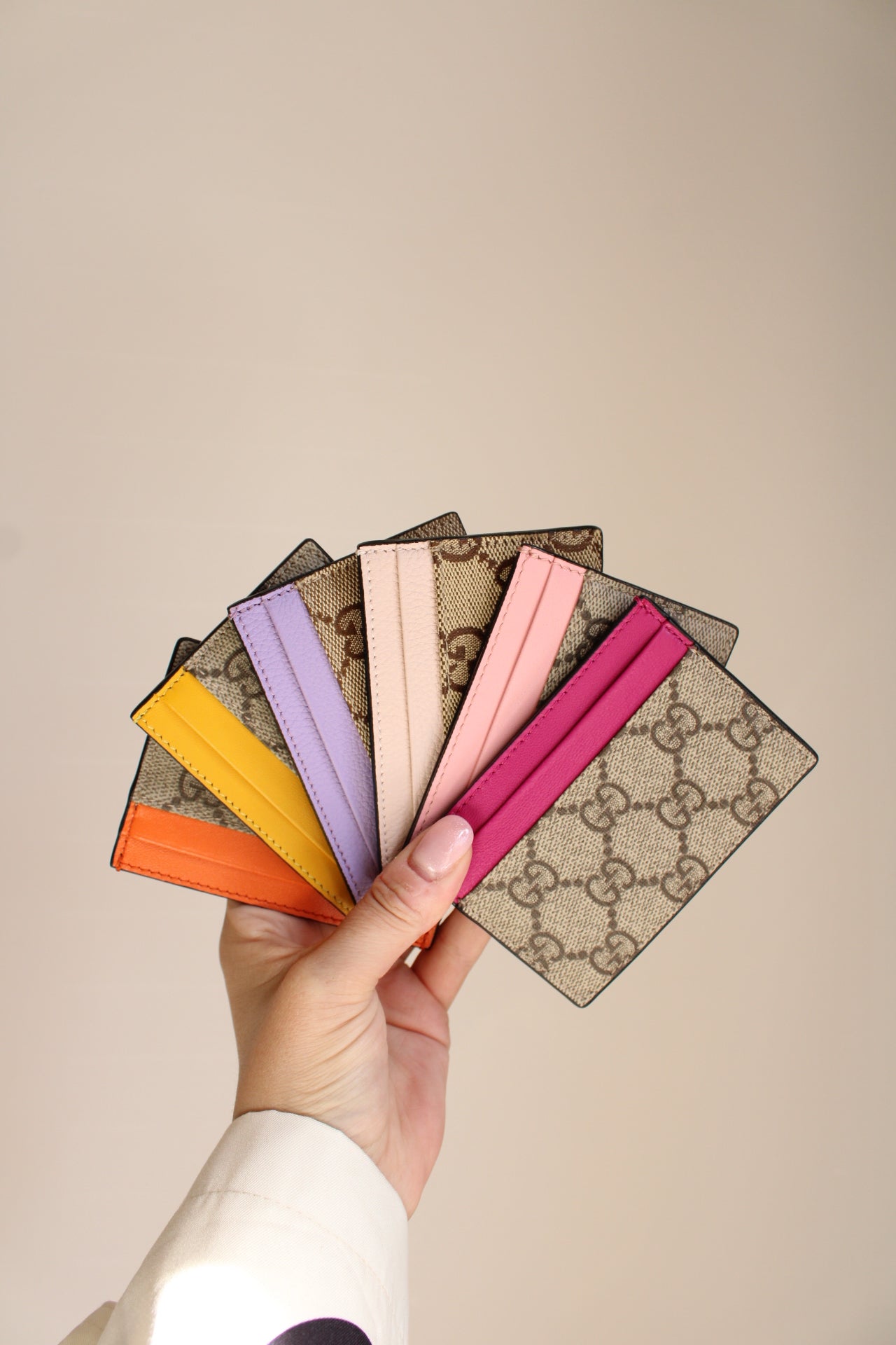 Gucci GG Supreme/Canvas Card Holder