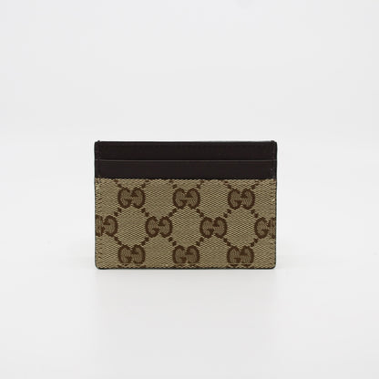 Gucci GG Supreme/Canvas Card Holder