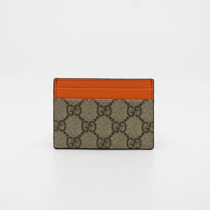 Gucci GG Supreme/Canvas Card Holder