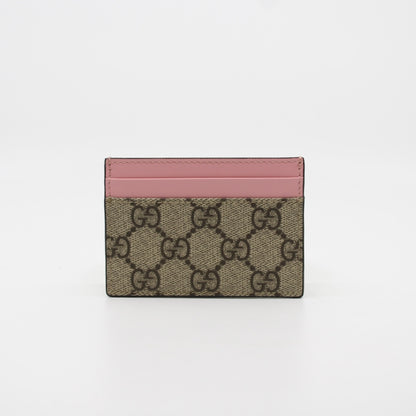 Gucci GG Supreme/Canvas Card Holder