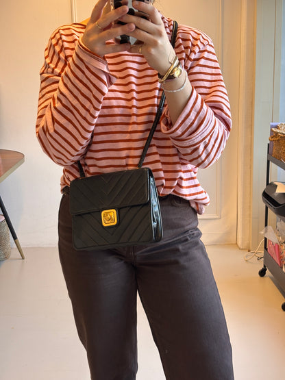 Chanel V Stitch Lamb Skin Shoulder Bag