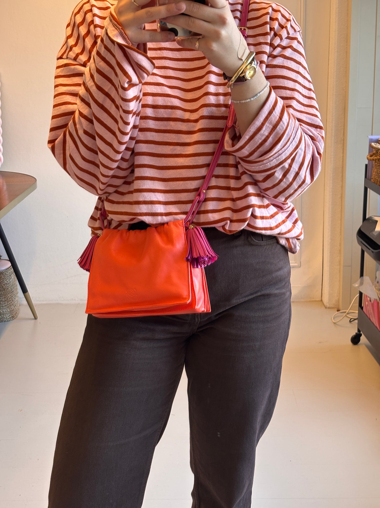 Loewe Flamenco Nappa Shoulder Bag