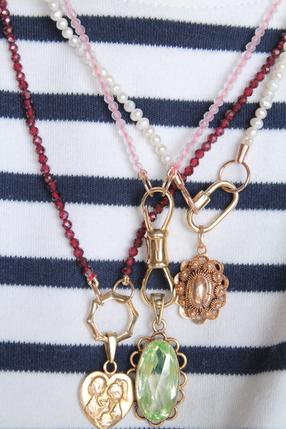 Freshwater Pearl Gem Necklace