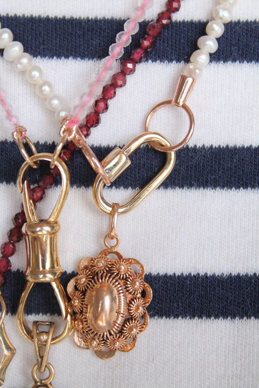 Freshwater Pearl Gem Necklace