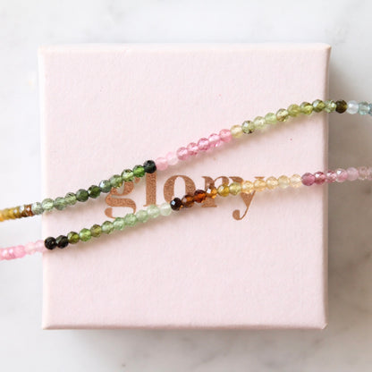 Multi Tourmaline Gem Necklace