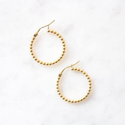 Bubbly Hoop Earrings