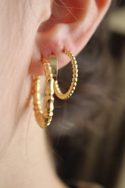 Bubbly Hoop Earrings