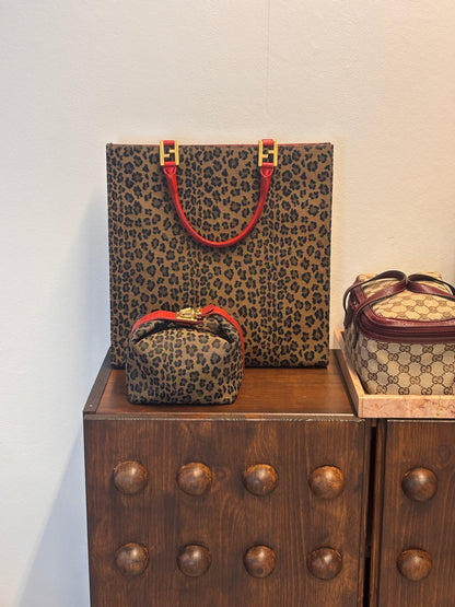 Fendi Leopard Tote Bag