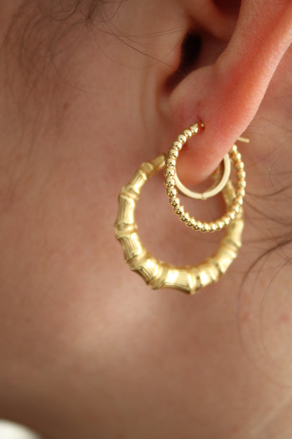 Bubbly Hoop Earrings