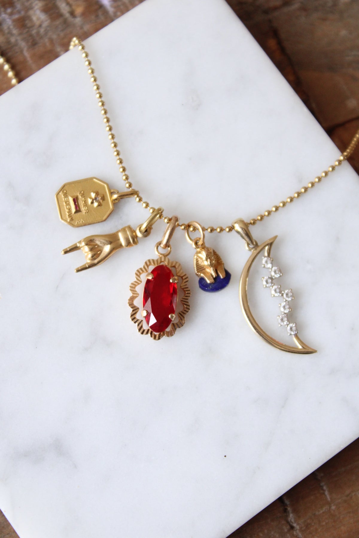 Ruby & Diamond Augis Pendant