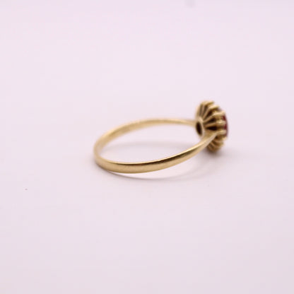 Ruby & Diamond Lady Di Ring