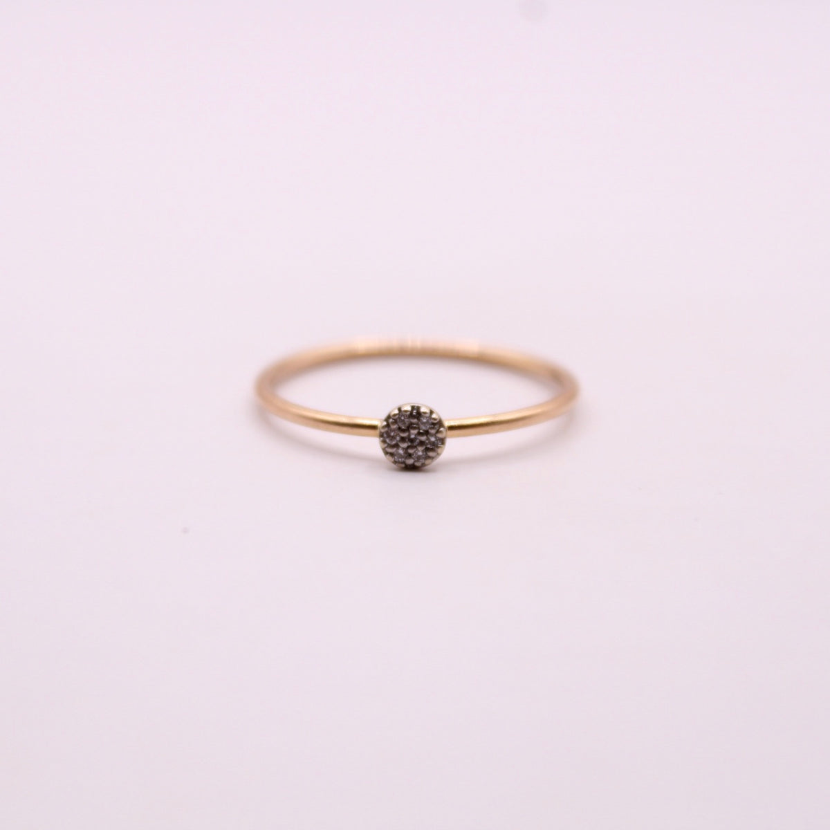 Dainty Diamond Flower Ring
